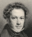 Ignaz Moscheles, par Charles Baugniet, KBR, Estampes, Fonds Ftis, Charles Baugniet, volume 1835-1837, partie 1, n 43
