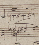 Premier grand concerto pour violon opus 10, KBR, Musique, coll. Fondation Roi Baudouin, Mus. Ms. 4342, p. 1
