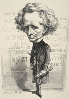 Hector Berlioz, lith. par E. Carjat, KBR, Estampes, S. IV 55099